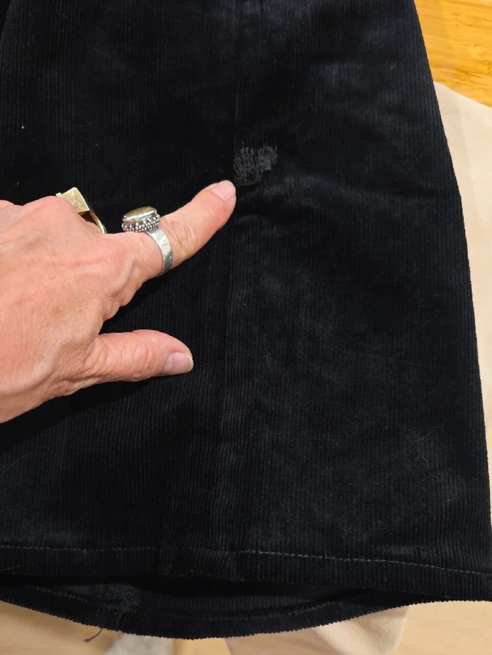 NEW RARE $248 CITIZENS OF HUMANITY LINA BLACK CORDUROY TROUSER PANTS SIZE 27 - Picture 9 of 11